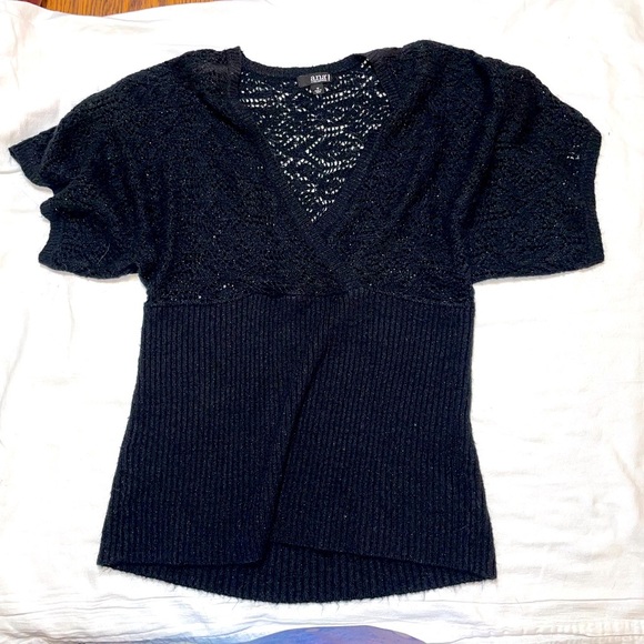 a.n.a Sweaters - Ana Black Sweater with glitter appearance